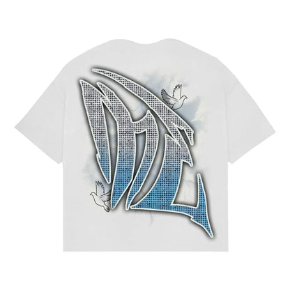 Polera Mixed Emotions Dove Rhinestone