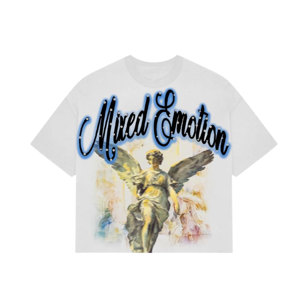 Polera Mixed Emotions Blue Rhinestone