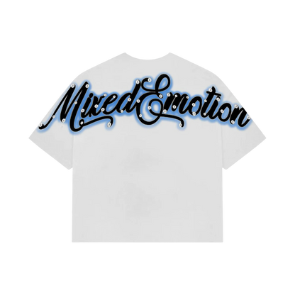 Polera Mixed Emotions Blue Rhinestone