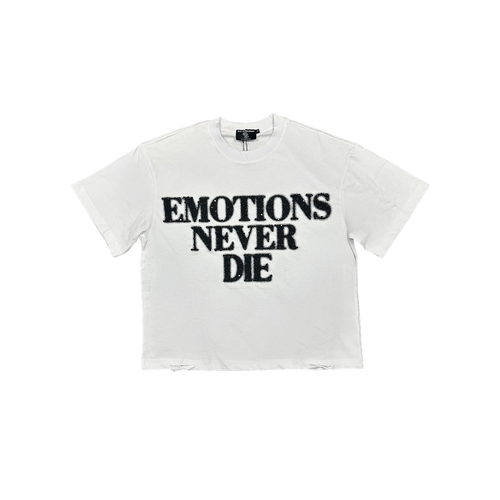 Polera Mixed Emotions "Never Die" (White)