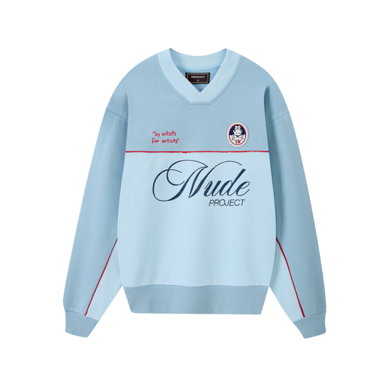 Poleron Nude Project Striker (Baby Blue)