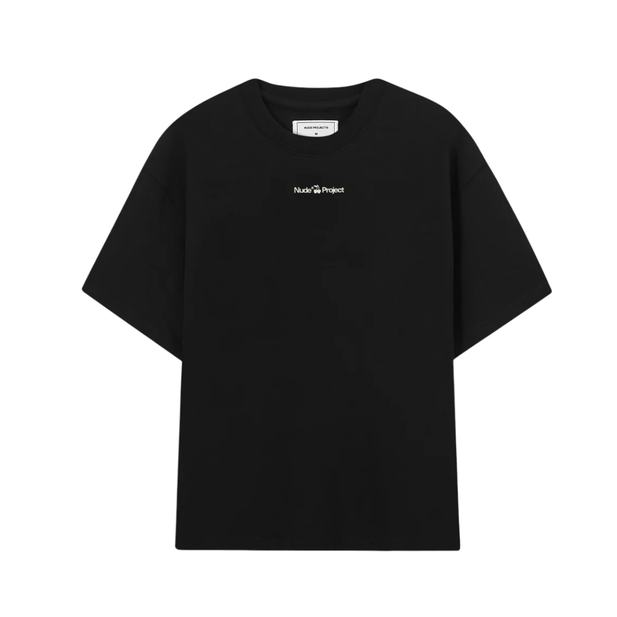 Polera Nude Project Cherry Logo (Negra)