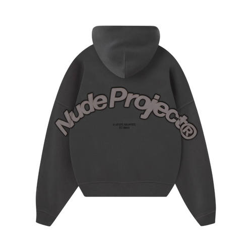 Hoodie Nude Project Beast Zip-Up (Ash)