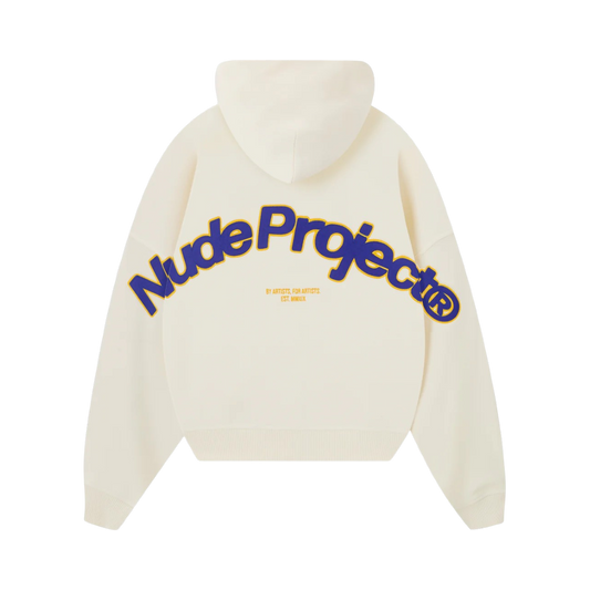 Hoodie Nude Project Beast Zip-Up (Marshmallow)