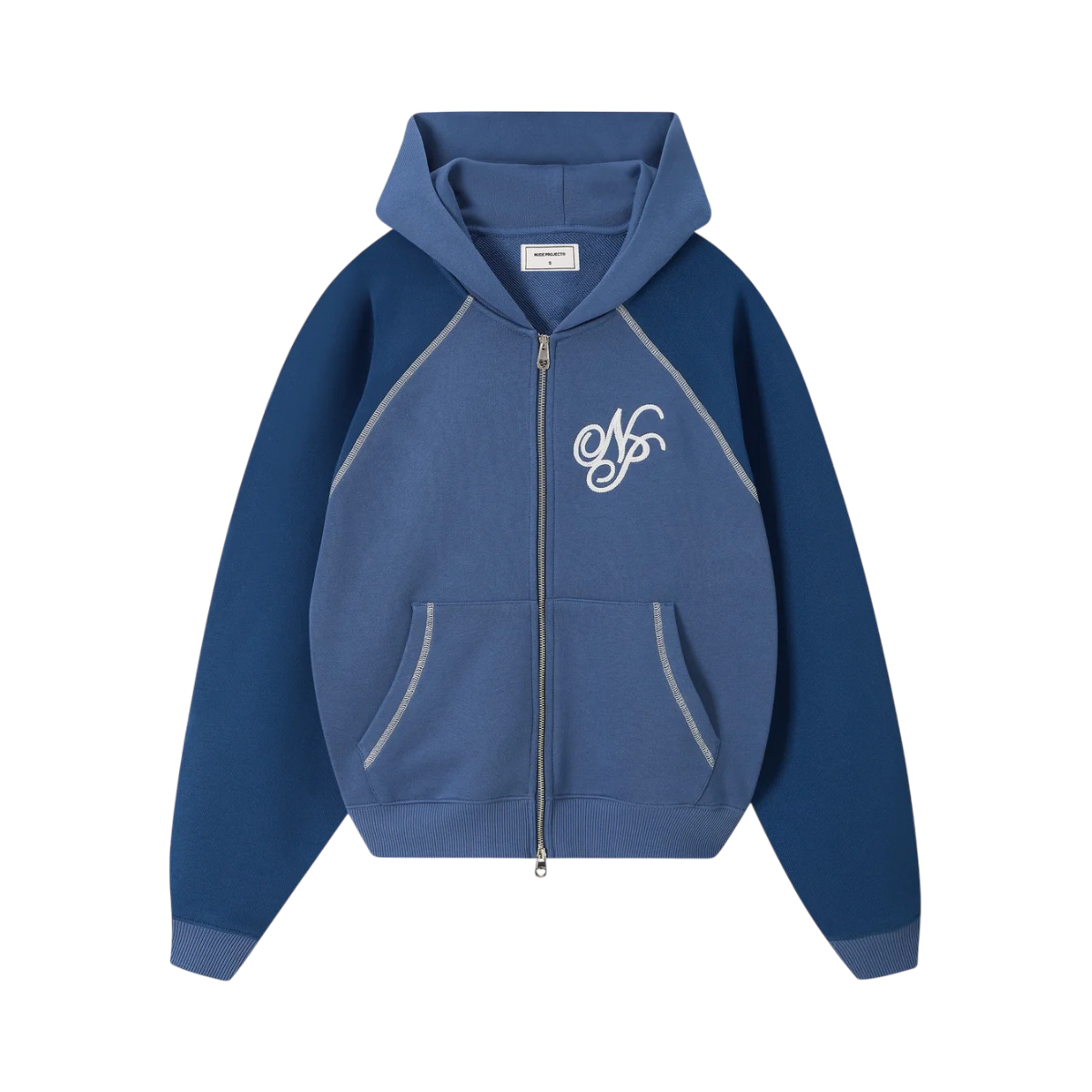 Hoodie Nude Project Team Zip-Up Navy
