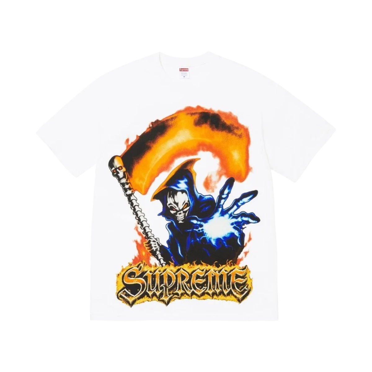Polera Supreme Grim Reaper SS26 (White)