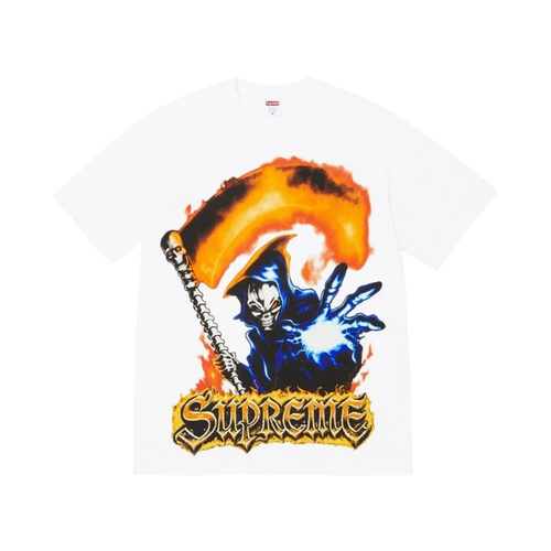 Polera Supreme Grim Reaper SS26 (White)