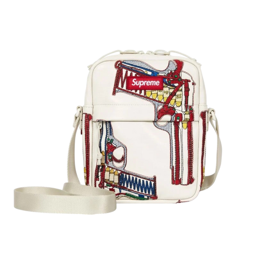 Bolso Supreme Guns Embroidered (White)
