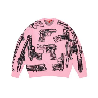 Supreme Guns Sweater (Pink)