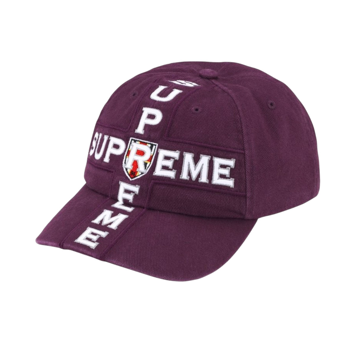 Gorra Supreme Cross 6-Panel (Plum)