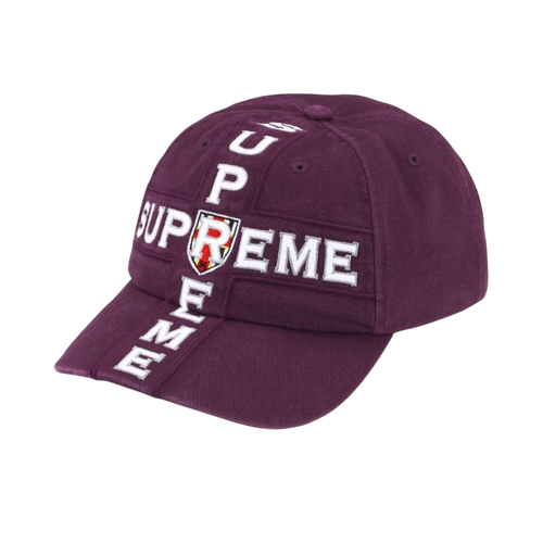 Gorra Supreme Cross 6-Panel (Plum)