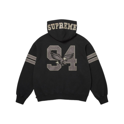 Hoodie Supreme Rhinestones Eagle (Black)