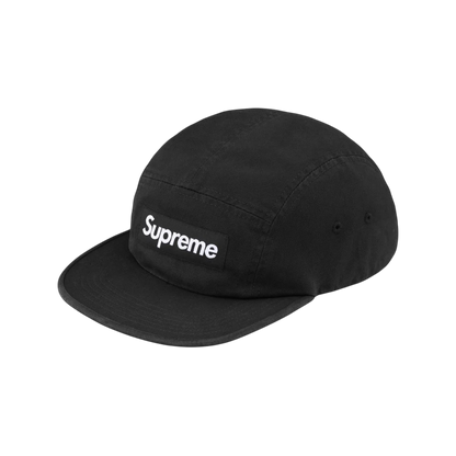 Gorra Supreme Washed Chino Twill Camp (Black)