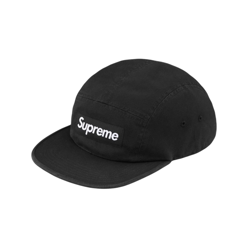 Gorra Supreme Washed Chino Twill Camp (Black)