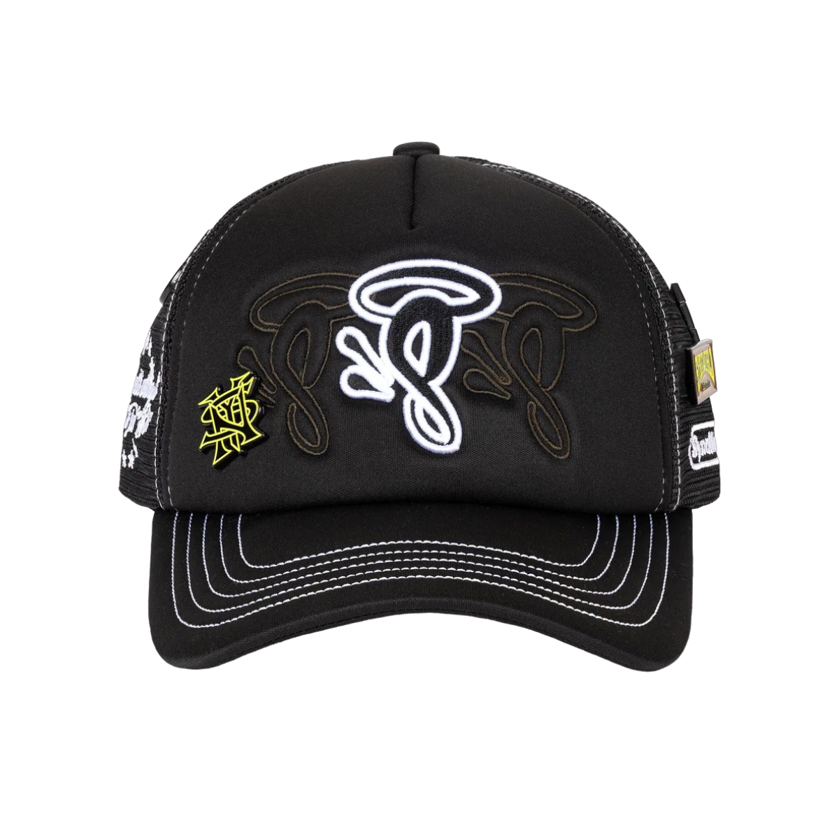 Gorra Syna Halo Trucker (Black/White)