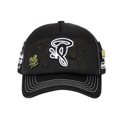 Gorra Syna Halo Trucker (Black/White)