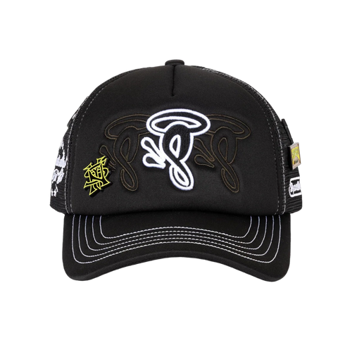 Gorra Syna Halo Trucker (Black/White)