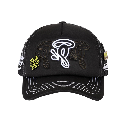 Gorra Syna Halo Trucker (Black/White)