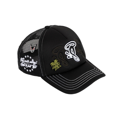 Gorra Syna Halo Trucker (Black/White)