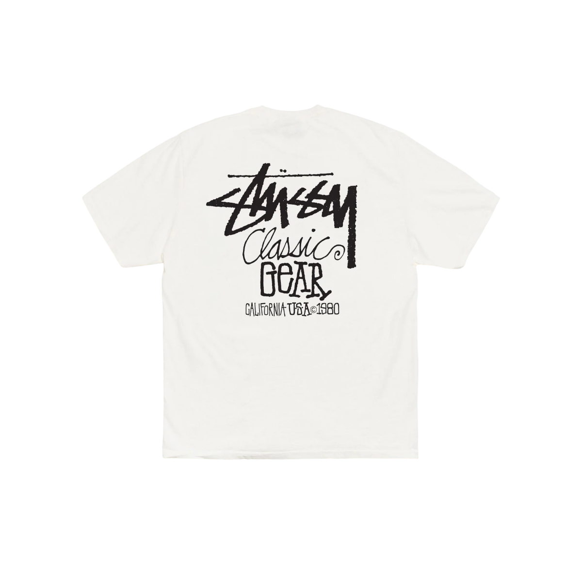 Polera Stussy Classic Gear (Natural)