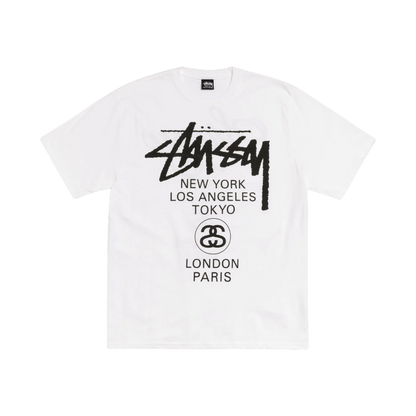 Polera Stussy World Tour (White)