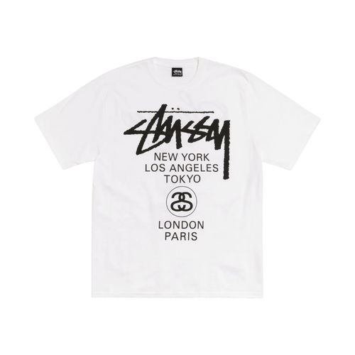 Polera Stussy World Tour (White)