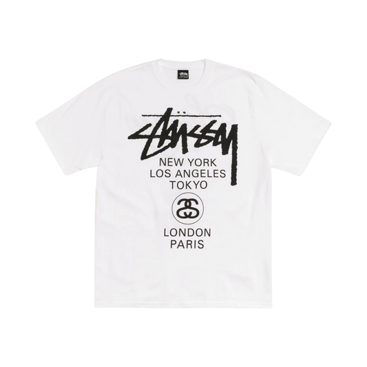 Polera Stussy World Tour (White)