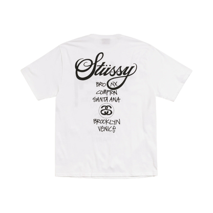 Polera Stussy World Tour (White)