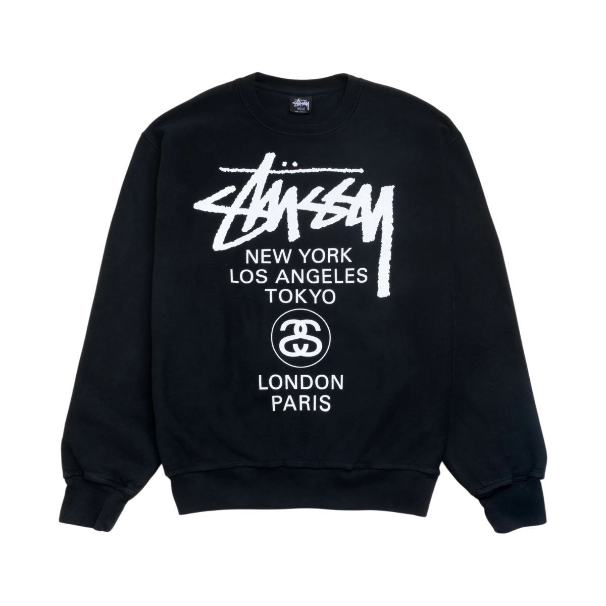 Crewneck Stussy World Tour (Black)