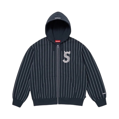 Poleron Supreme Devil S Logo Zip Up (Stripe)