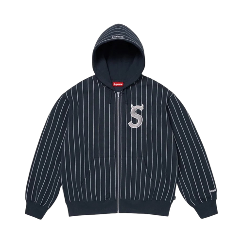 Poleron Supreme Devil S Logo Zip Up (Stripe)