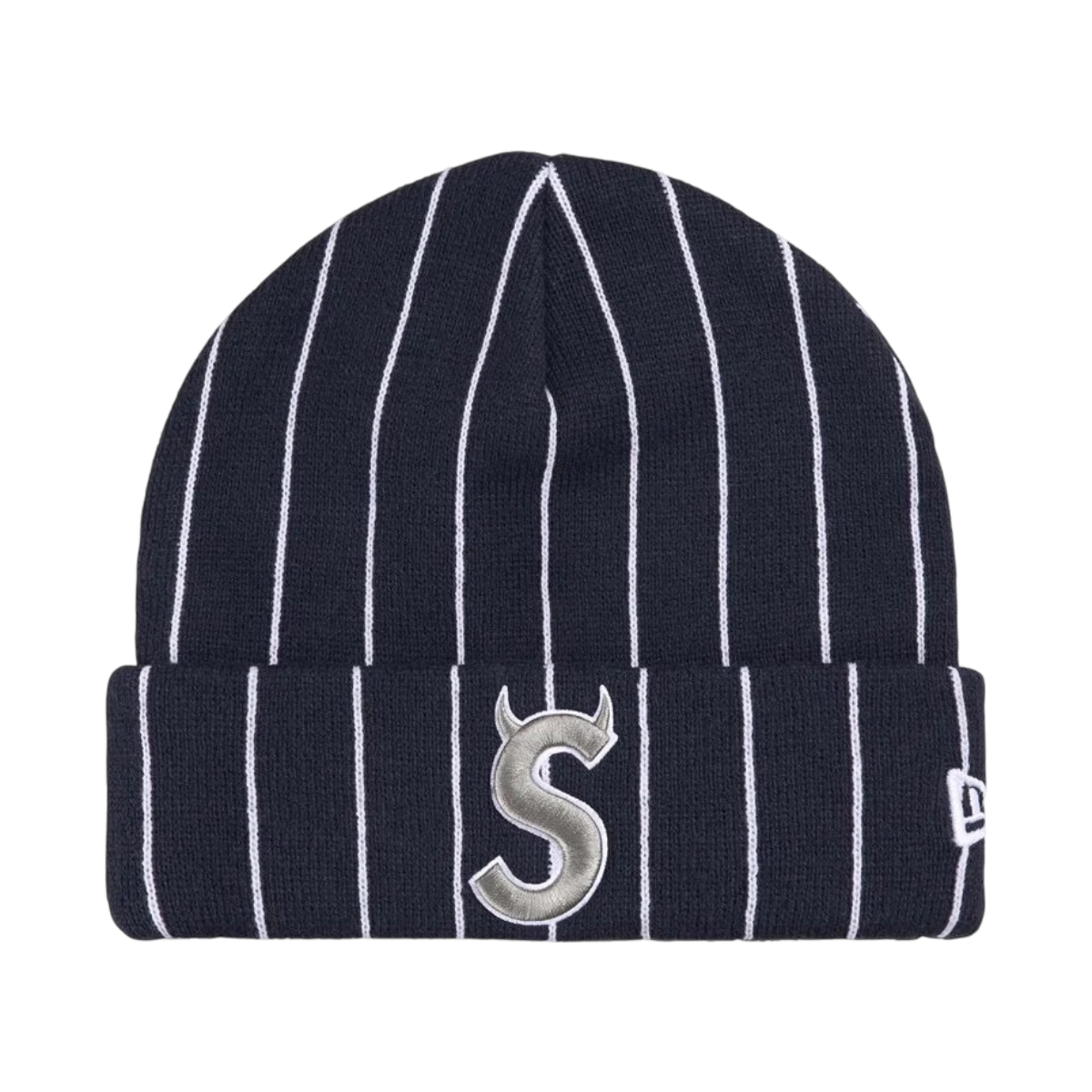 Beanie Supreme/New Era Devil S Logo (Stripe)