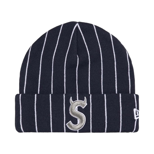 Beanie Supreme/New Era Devil S Logo (Stripe)