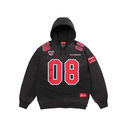 Hoodie Supreme Football Jersey (Black)
