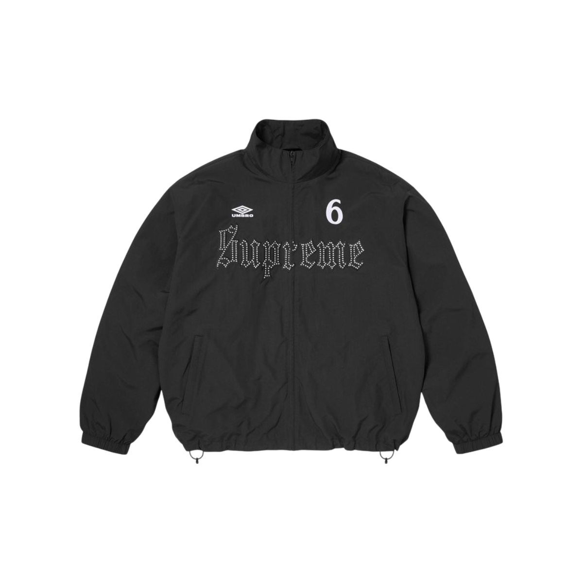 Chaqueta Supreme®/Umbro® Rhinestones (Black)