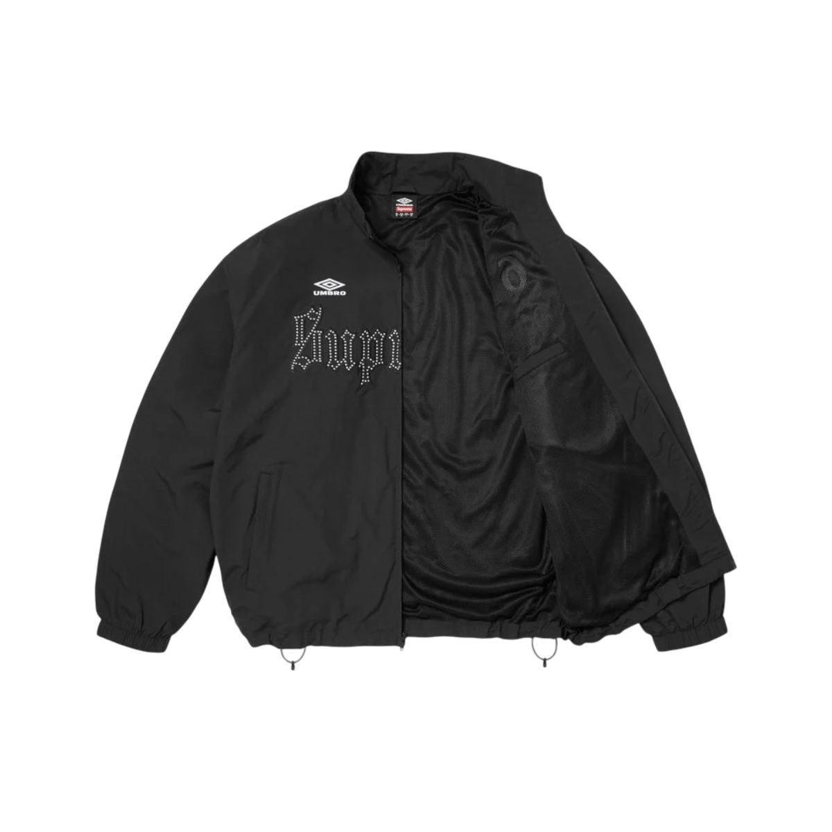 Chaqueta Supreme®/Umbro® Rhinestones (Black)
