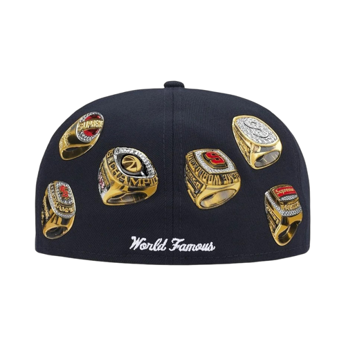 Gorra Supreme/New Era Rings Box Logo (Navy)