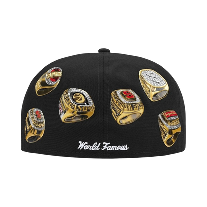 Gorra Supreme/New Era Rings Box Logo (Black)