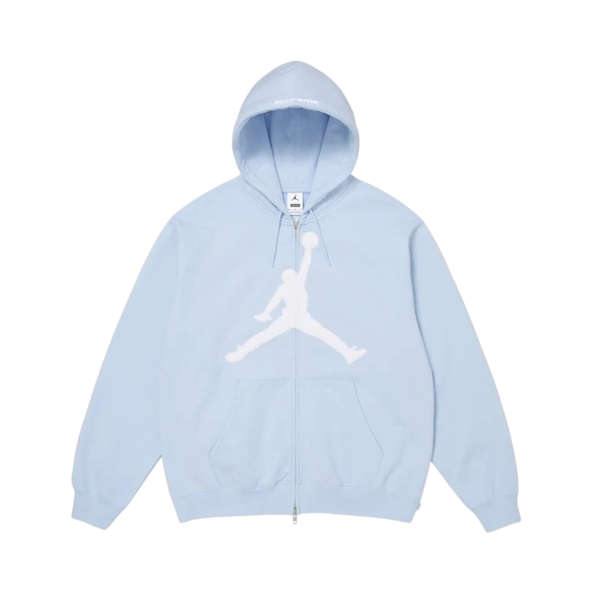 Hoodie Supreme®/Jordan® Zip Up (Light Blue)