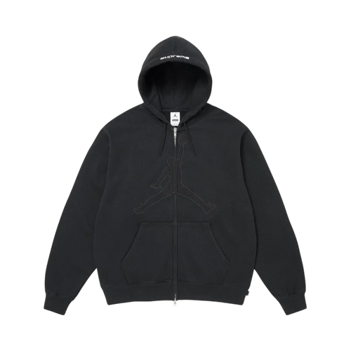 Hoodie Supreme®/Jordan® Zip Up (Black)