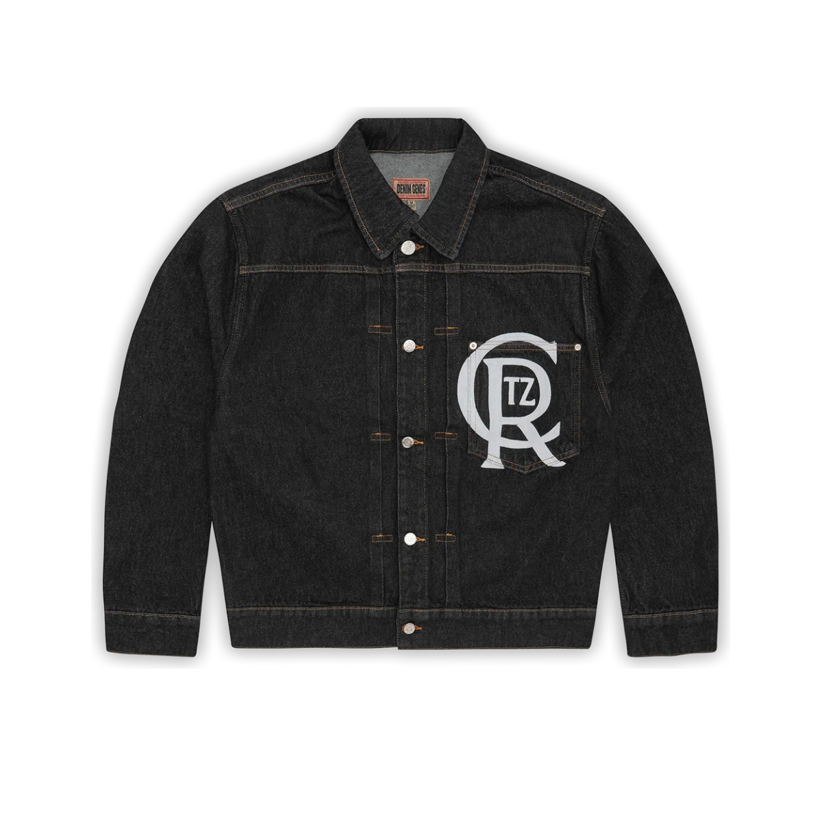 Chaqueta Corteiz Crest Chainstitch Denim