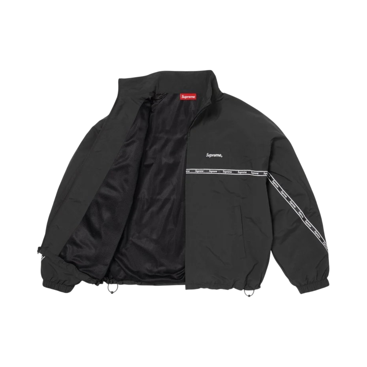 Chaqueta Supreme Logo Taping (Black)