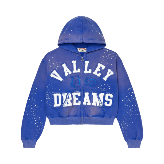 Hoodie Vale Forever Classico Zip Up (Sapphire)