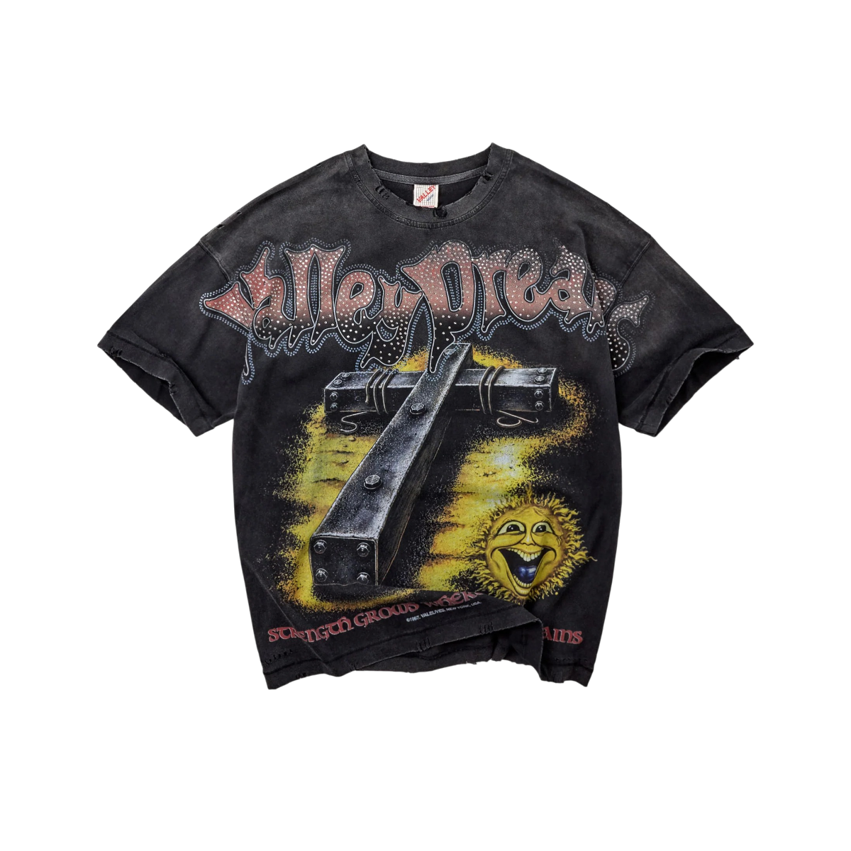 Polera Vale Forever Iron Cross Bling