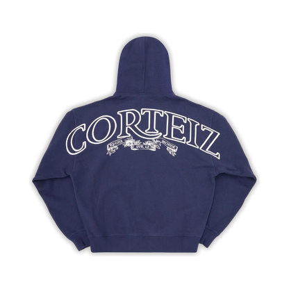Hoodie Corteiz Superior Royale Zip Up (Navy)