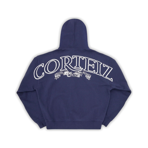 Hoodie Corteiz Superior Royale Zip Up (Navy)