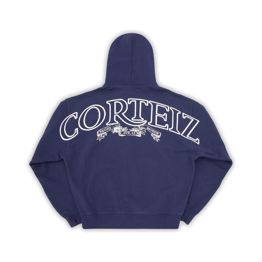 Hoodie Corteiz Superior Royale Zip Up (Navy)